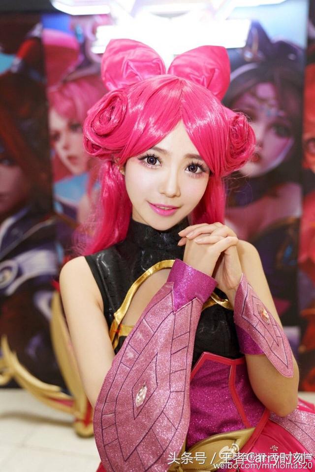 妲己cos王者光荣小姐姐,王者光荣漂亮的女角色cos