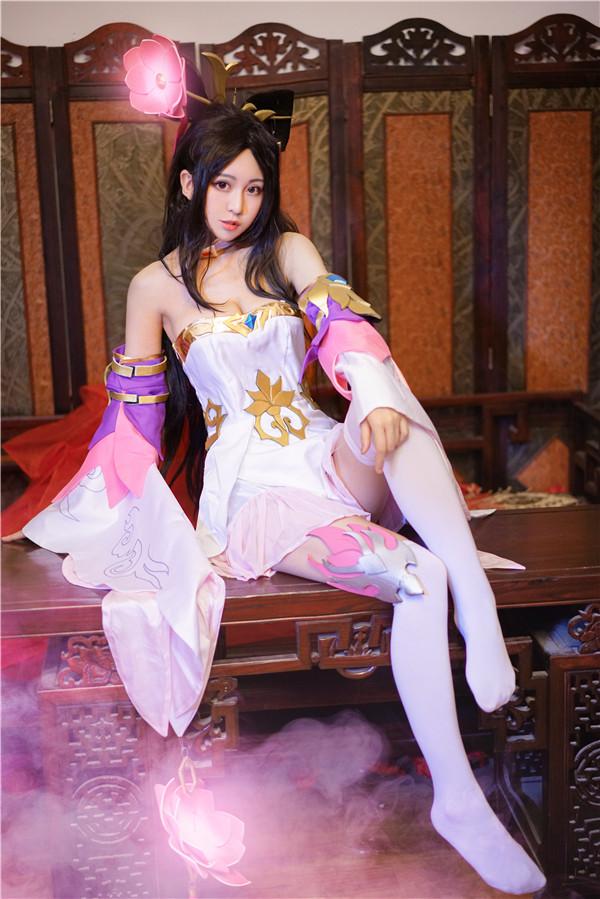 妲己cos王者光荣小姐姐,王者光荣漂亮的女角色cos