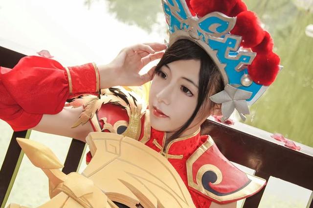 妲己cos王者光荣小姐姐,王者光荣漂亮的女角色cos