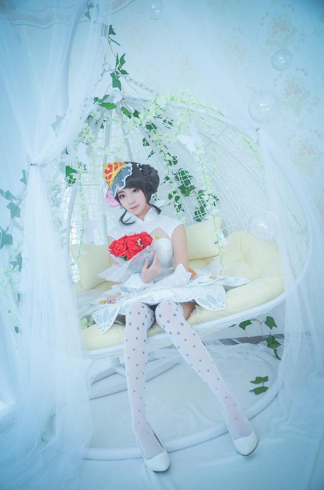 妲己cos王者光荣小姐姐,王者光荣漂亮的女角色cos