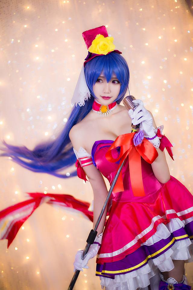 妲己cos王者光荣小姐姐,王者光荣漂亮的女角色cos