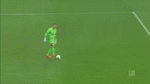 美因茨门将穆勒,美因茨任意球