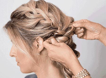 分享100款日常编发教程,1分钟搞定四款超流行的编发