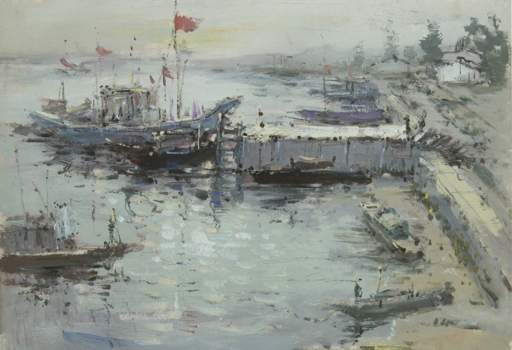 色彩风景联考高分卷,浙江联考色彩风景教程