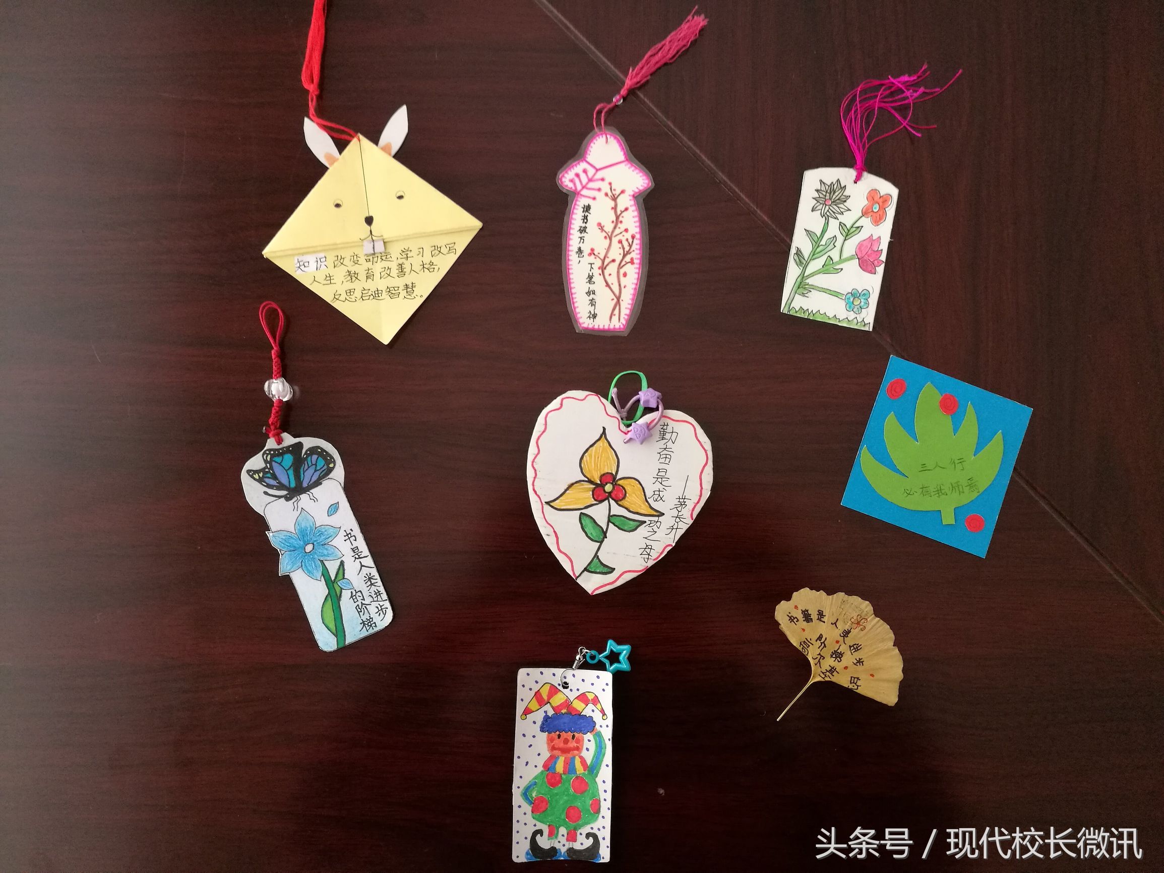 浙风十里主题书签手工制作小学,梅园书签制作小学生