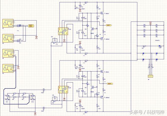 用tda2005r做简单功放电路图,自制tda2030a功放元件及图纸
