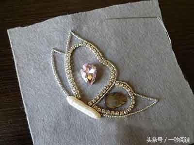 淡水珍珠串珠蝴蝶,羽毛串珠珍珠胸针