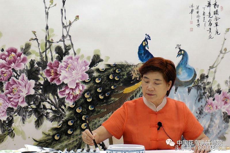 杜金辉老师教你画牡丹,梁桂玲牡丹孔雀画法