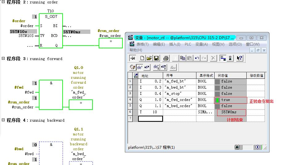 西门子plc控制电机定时正反转,西门子plc电机延时正反转编程