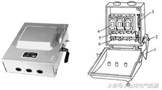 低压刀开关安装图,低压电刀开关