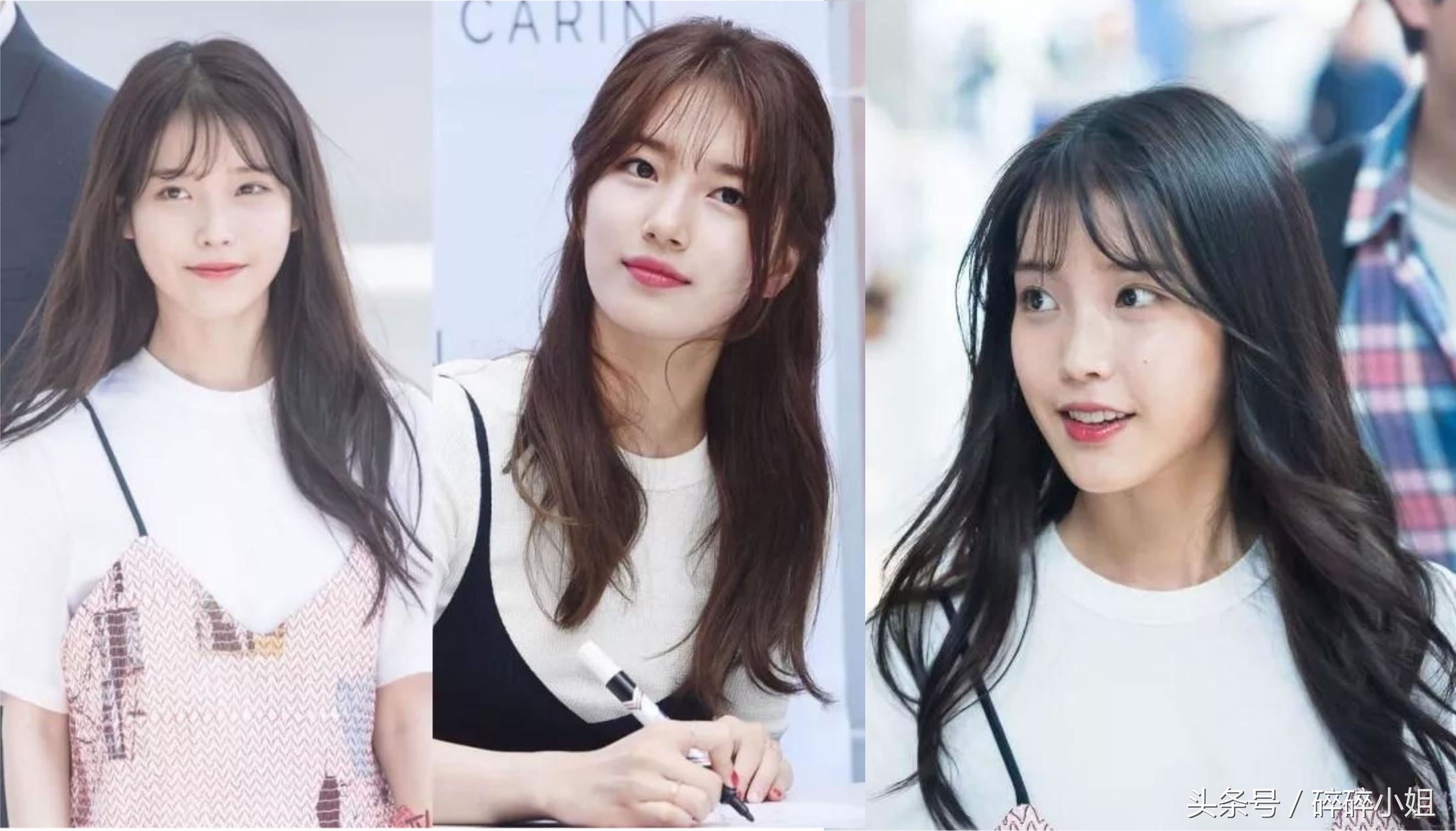 换刘海果然可以让一个人变年轻,换个刘海看看哪个好看一点