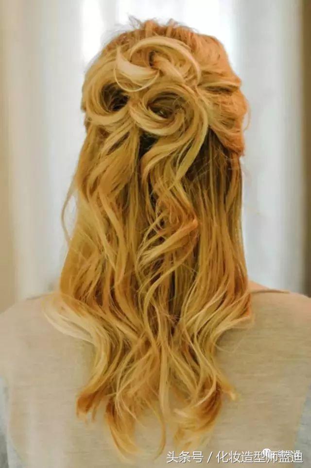 甜酷发型中长发半扎公主赵丽颖,baby赵丽颖高马尾同款发型