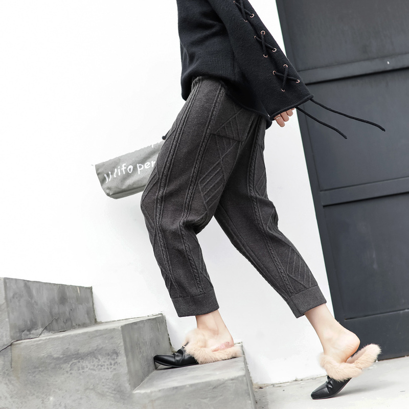 加绒牛仔裤男哈伦裤冬季加厚,加绒弹力牛仔裤小个子哈伦裤