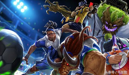 牛头酋长皮肤高清图片,给公牛角力你会尝到牛角的滋味