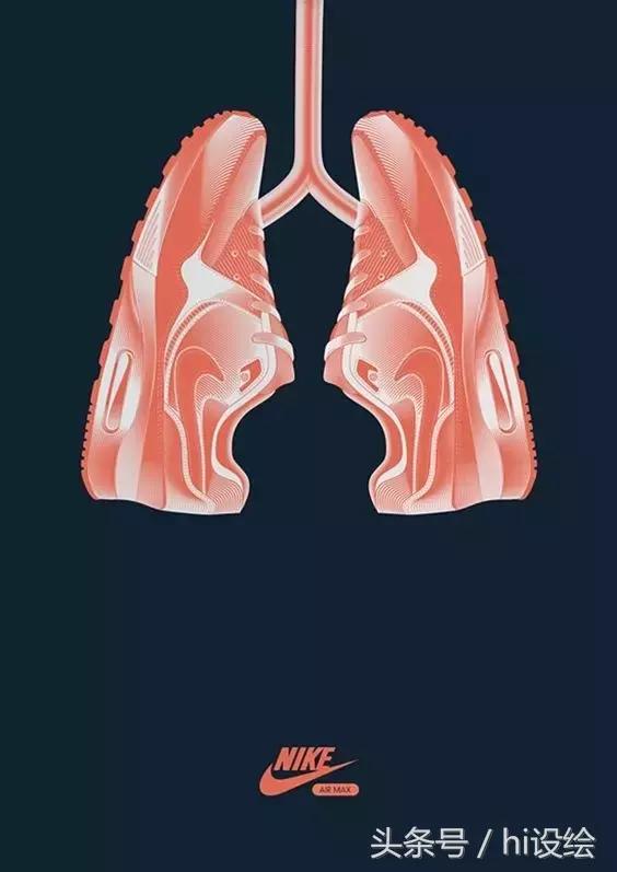 一组趣味十足的创意广告设计,依云返老还童广告创意平面