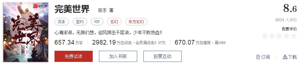 超千万字最好看玄幻小说书单,雪鹰领主东方玄幻小说书单推荐