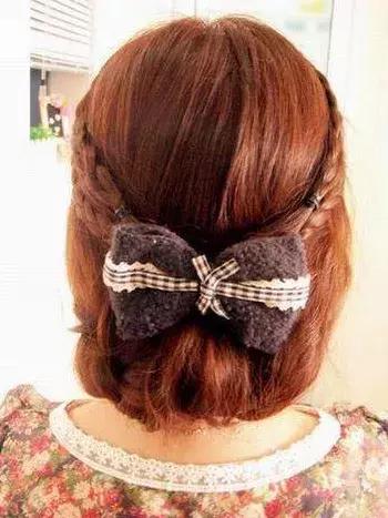 婉约简单扎发编发步骤,齐肩短发怎么扎婉约