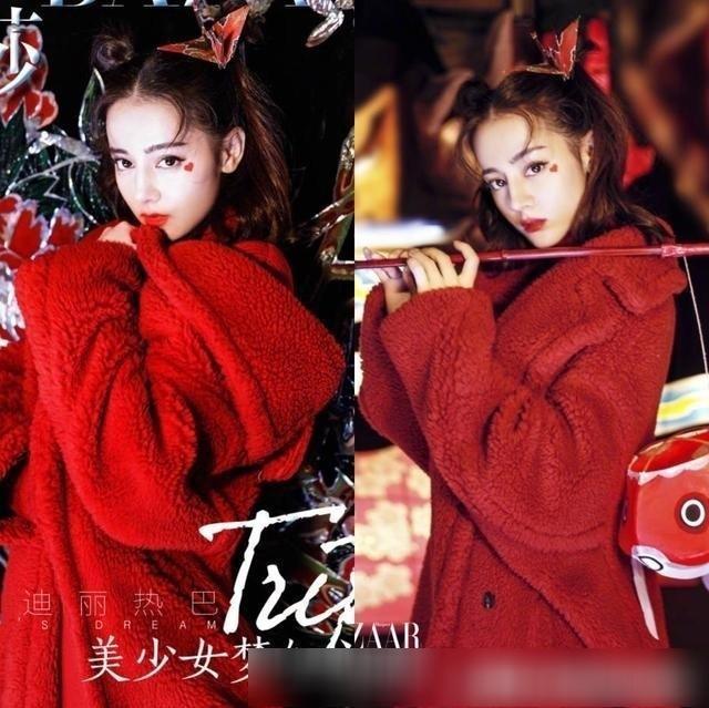 海清英伦风格子外套,39岁的海清一身红色套装还有气质