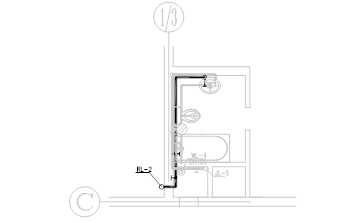 燃气热水器管道预埋图讲解,热水系统施工图讲解