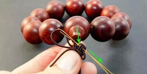 佛珠绳结打法教程大全,佛珠最后的佛塔绳结打法