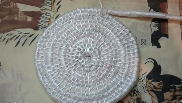 废旧塑料袋怎么做简单小花篮,环保手工制作废物利用手提篮