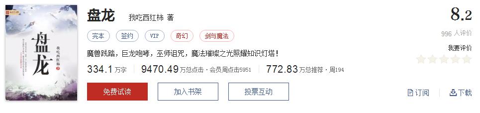 难以超越的网络小说神作,小说十五部经典神作