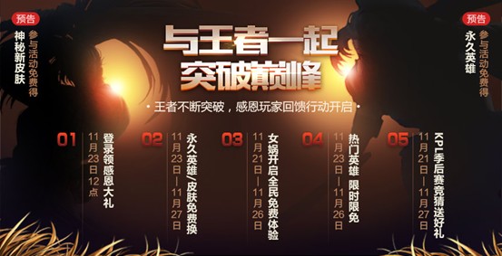 王者光荣感恩节霸王丸皮肤,王者光荣新活动送全皮肤全英雄