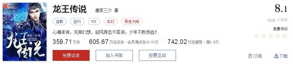 起点热门网络小说排行,起点文笔好9分以上的小说