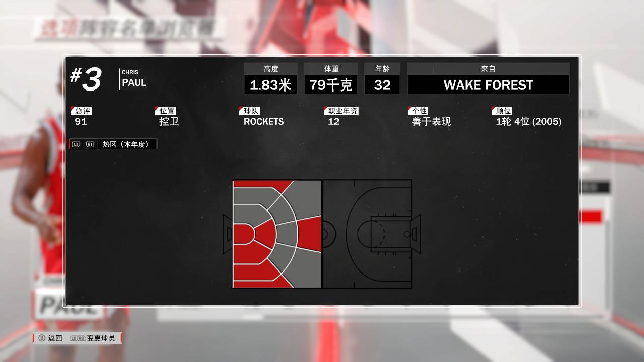 克里斯保罗2k18能力值,2k18操作技巧库里