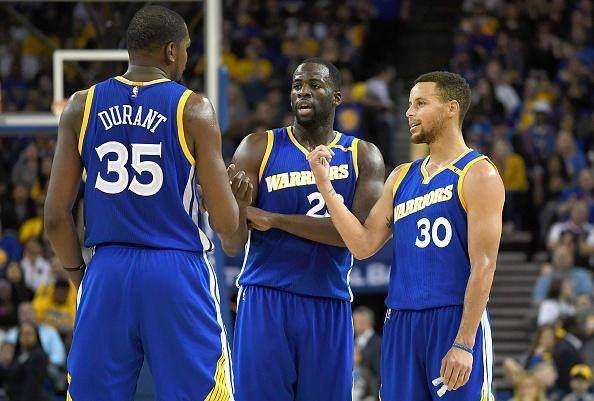 杀鸡焉用牛刀前一句,杜兰特库里双双离场汤普森的表现