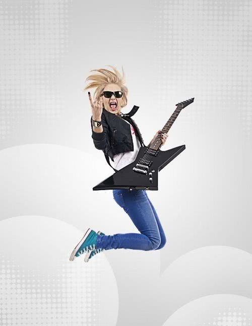 王者光荣华丽摇滚海报,孤独摇滚演出宣传海报