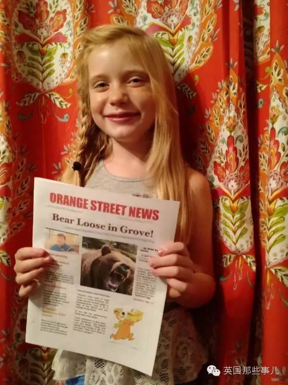 别人家的9岁：她已经开始自己跑新闻当记者拍照写稿办报纸了！