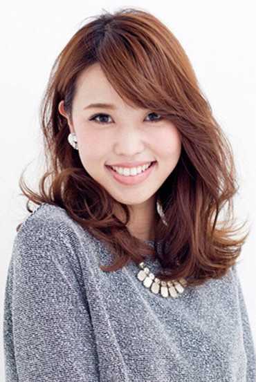 妈妈发型中长烫发40-50岁,中年女士中长烫发发型图片小卷