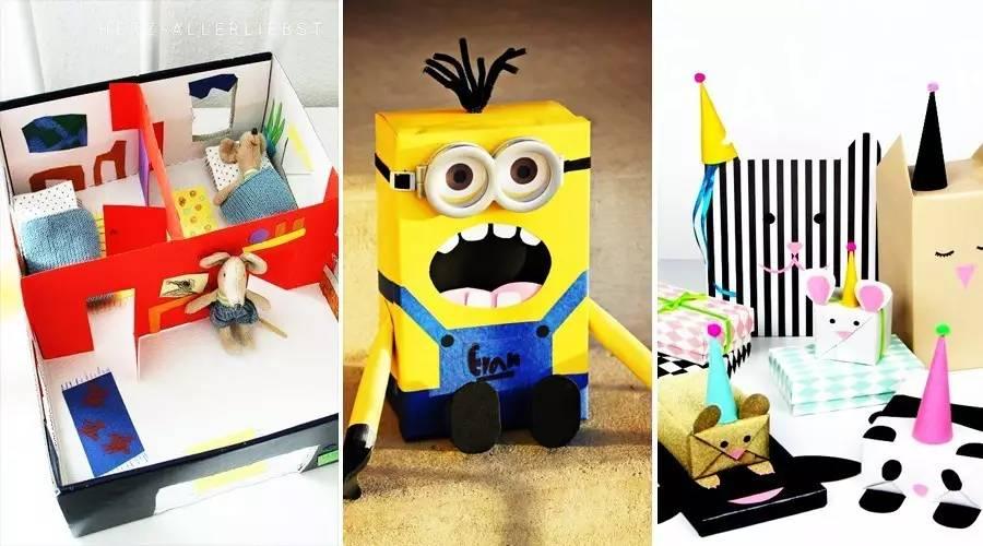 4-6岁儿童鞋盒手工小汽车,简单的鞋盒手工