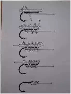 钓鱼主线绑钩方法图解,翻板钩的最佳绑法图解
