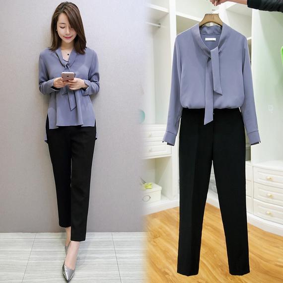 名媛风穿搭小香风套装,早秋气质淑女装