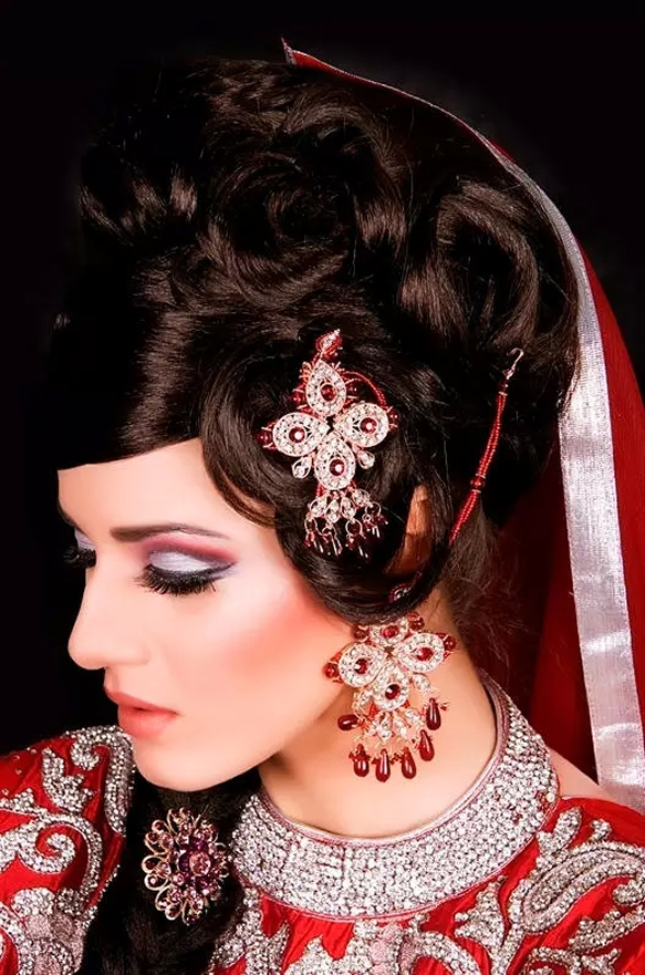 印度新娘妆摄影,印度的新娘妆异域风情简直美爆了