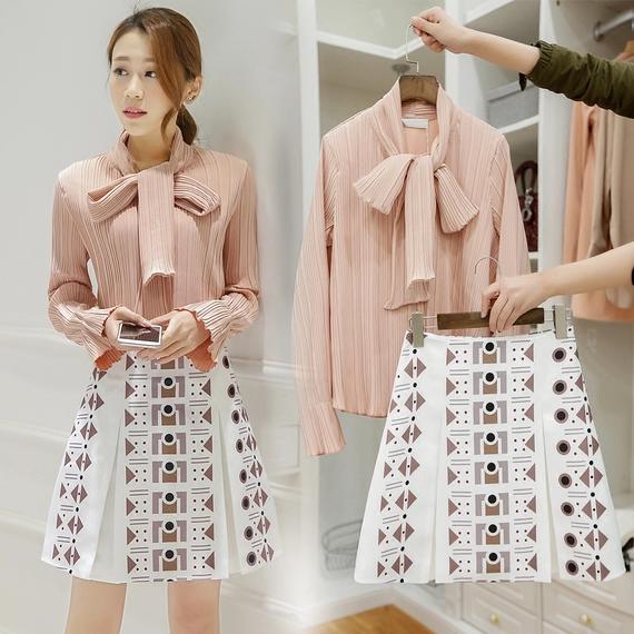 名媛风穿搭小香风套装,早秋气质淑女装