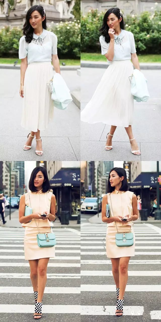 她是各种风格的集大成者，澳大利亚时尚博主妮可·沃恩~