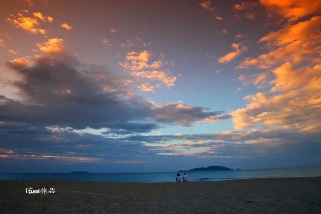 三亚最美的夕阳日落,夕阳的落下