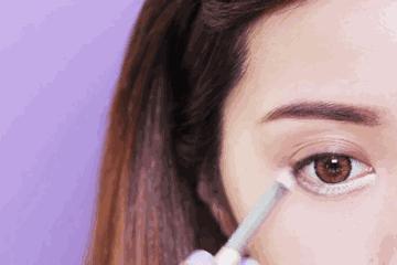 日常眼妆橘朵三色眼影盘推荐,小内双眼妆教程新手眼影盘推荐