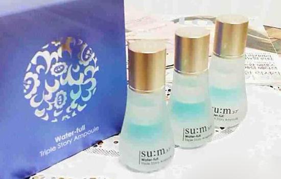 呼吸sum37度惊喜水分蓝色水乳,呼吸苏秘m37惊喜水分套盒