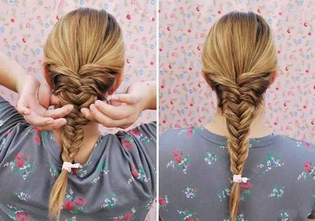 锁骨发伴娘简单编发教程,伴娘披肩编发简单好看吗