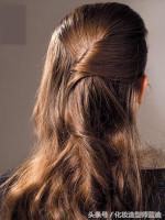 简单长卷发半扎发教程,简单易学长卷发教程