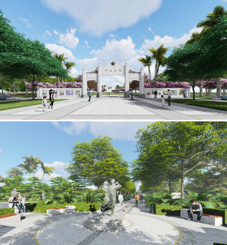 公园路商业街的铺面拆光了，批发行成为北海历史