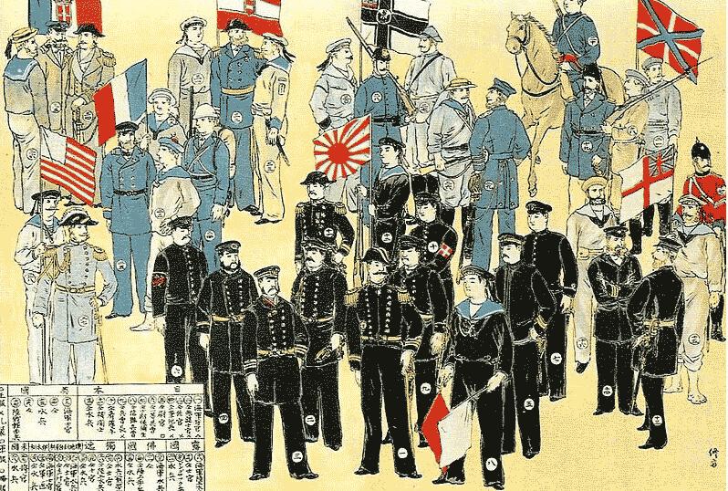 八国联军纯粹打酱油的两个国家：派50名士兵乐颠颠的跑来瓜分中国