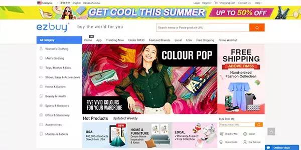 电商平台在马来西亚的市场排名,澳大利亚电商网站排名