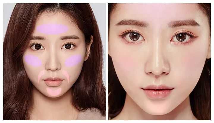 立体小v脸的画法,v型脸怎么修容