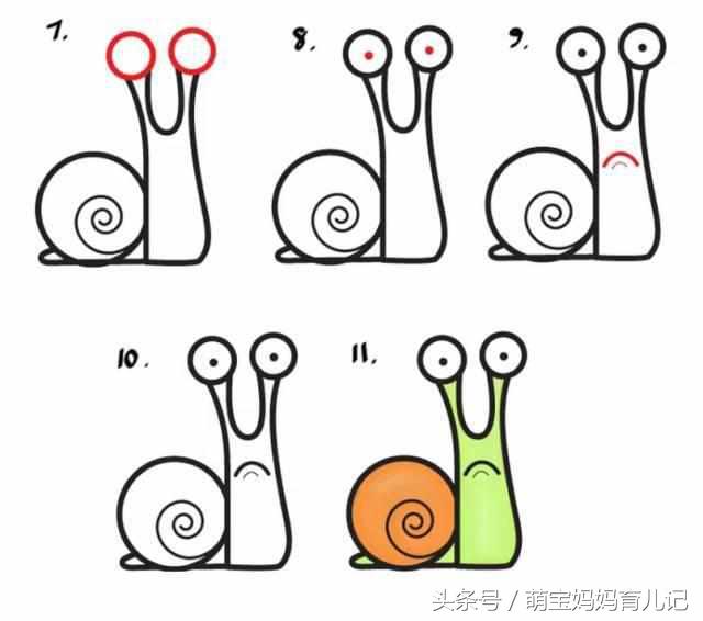 手工画儿童简笔画基础入门,画超萌超可爱超级简单简笔画