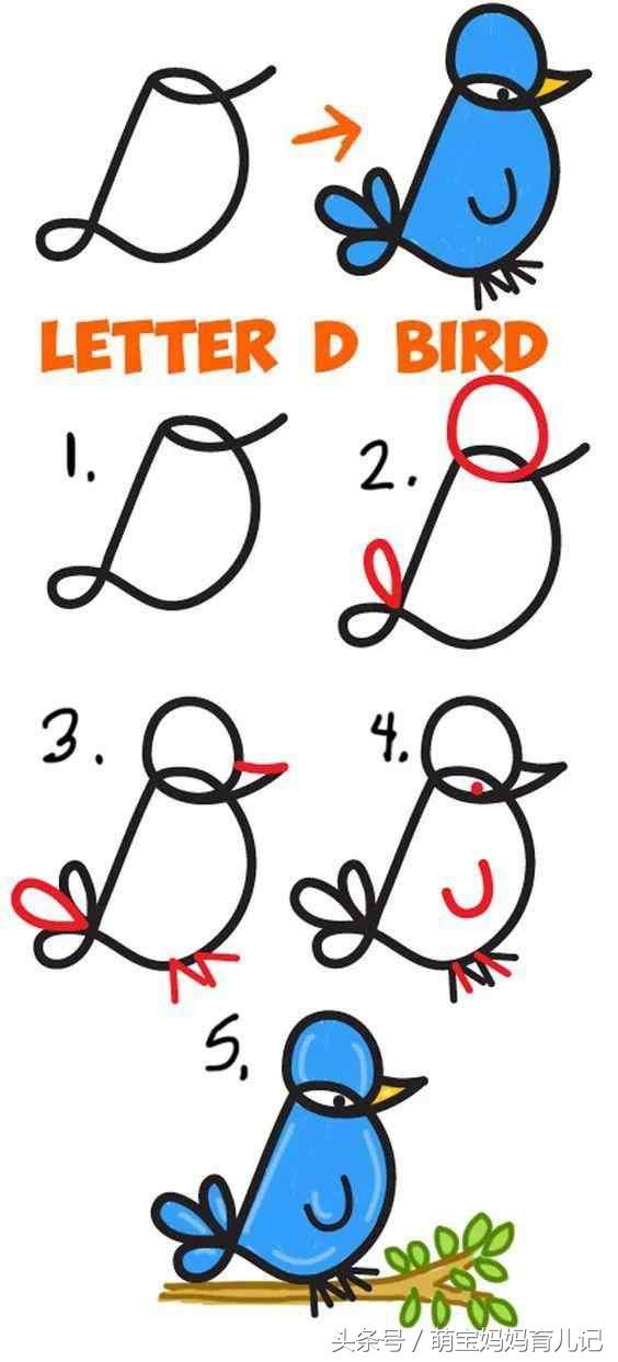 手工画儿童简笔画基础入门,画超萌超可爱超级简单简笔画